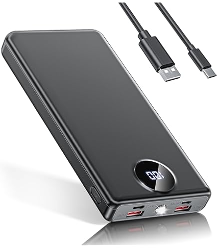 Amazon | モバイルバッテリー 40000mAh大容量 急速充電2台同時